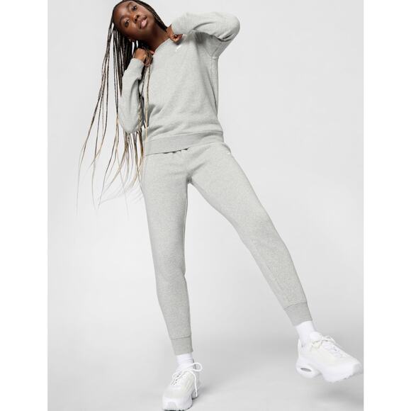 NWT Nike Women's Sportswear Club, Dark Grey Heather/White M - Picture 5 of 7